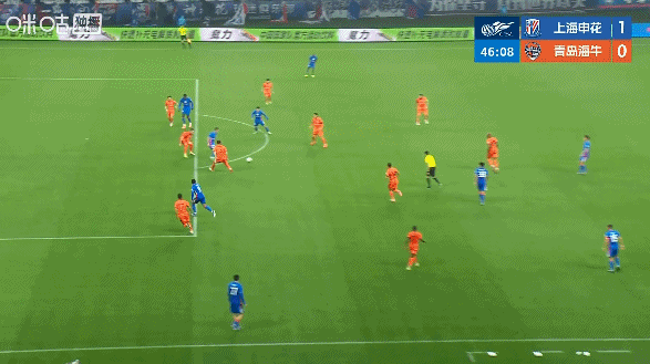 申花逆转海牛积分飙升至第五名